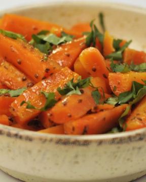 Салат из моркови с зирой