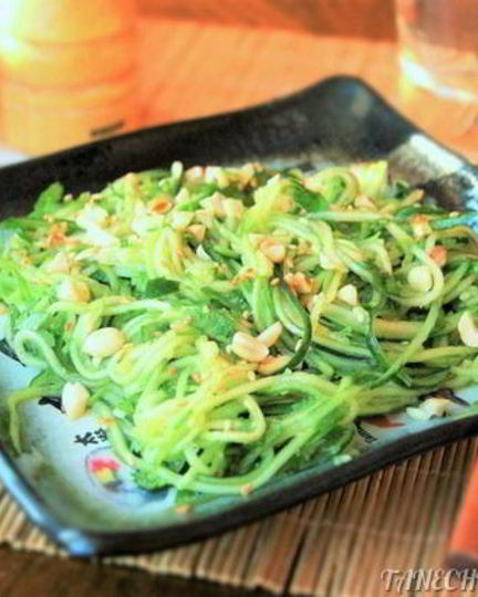 Рецепт салата из огурцов по-азиатски