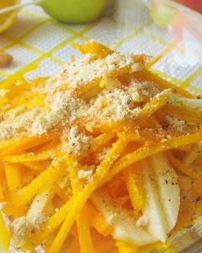 Салат из тыквы и яблок