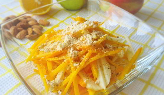 салат из тыквы и яблок