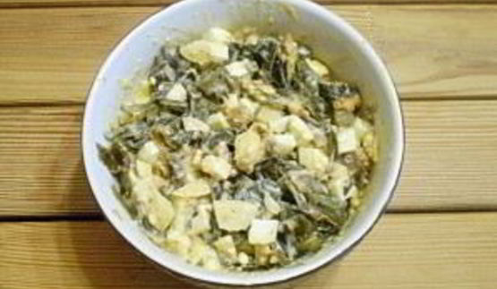 салат к жареной картошке