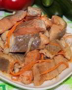 Салат Хе из щуки по-корейски