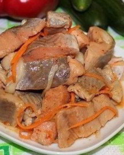 Рецепт салата хе из щуки по-корейски