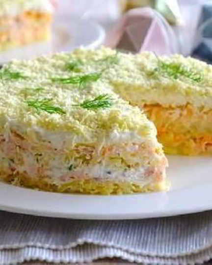 Рецепт салата мимоза