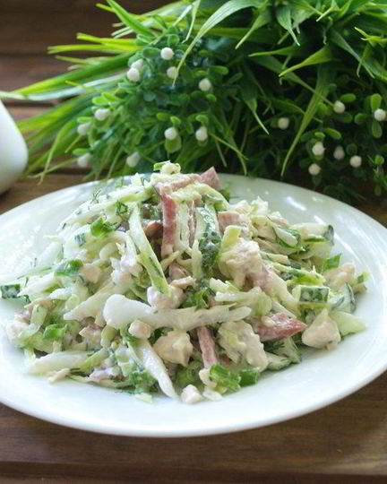 Рецепт салата муравейник с курицей