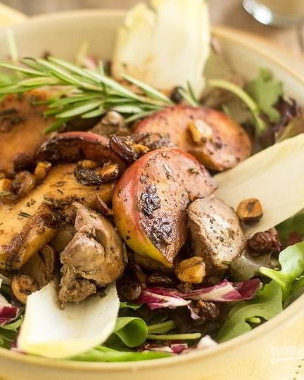 Рецепт салата печеночного