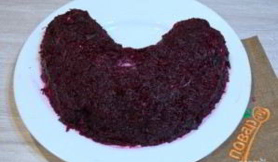 салат петух на новый год