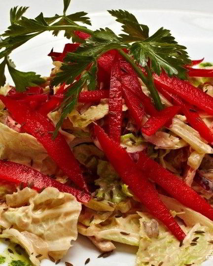 Рецепт салата рахат