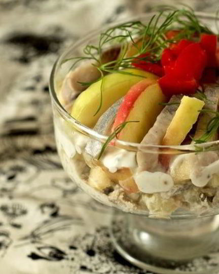 Рецепт салата рассолс