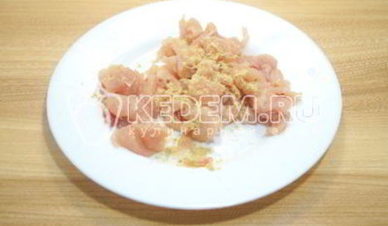 салат с фунчозой и курицей ля-минор