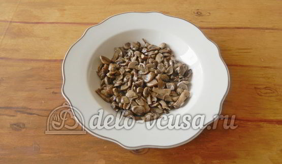 салат с грибами и сыром