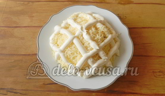 салат с грибами и сыром