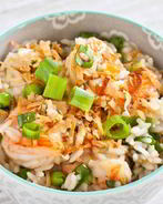 Салат с креветками и мандаринами