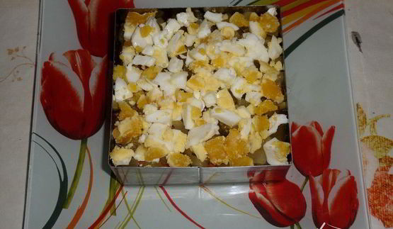 салат с куриной печенью новогодний экспресс