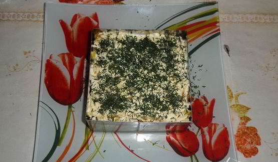 салат с куриной печенью новогодний экспресс