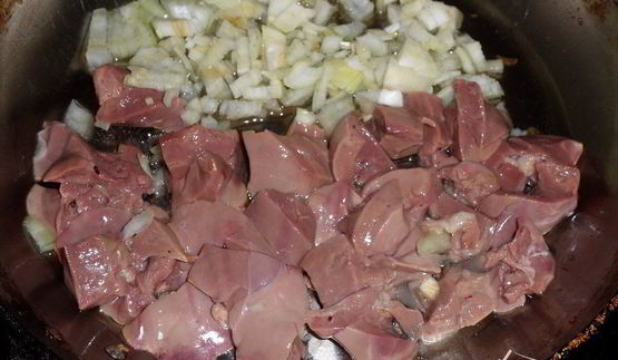 салат с куриной печенью новогодний экспресс