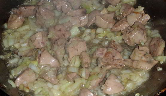 салат с куриной печенью новогодний экспресс