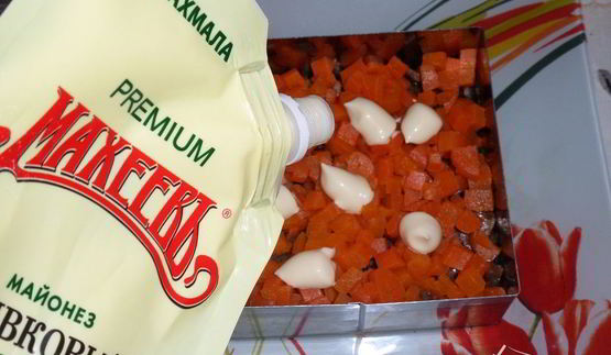 салат с куриной печенью новогодний экспресс