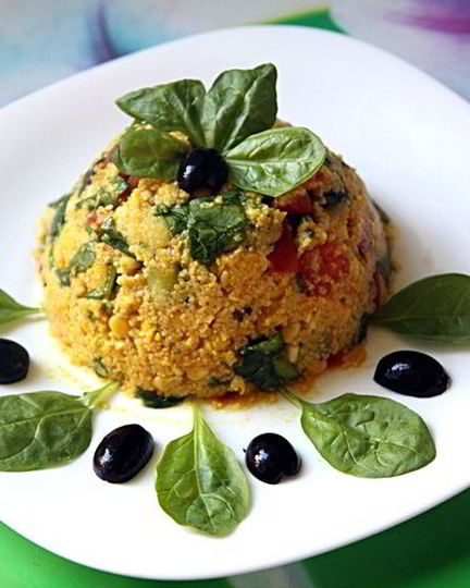Рецепт салата с кускусом