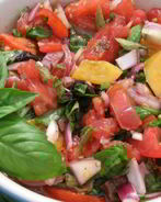 Салат с лимонной заправкой