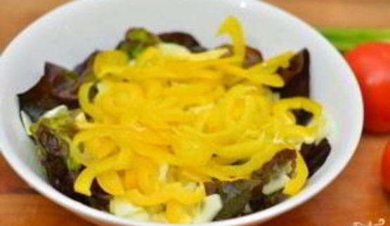 салат с лимонной заправкой