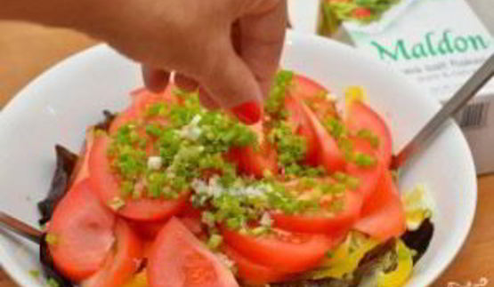 салат с лимонной заправкой