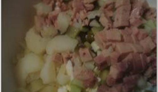 салат с печенью трески