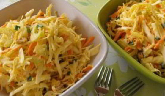 салат с сельдереем и капустой