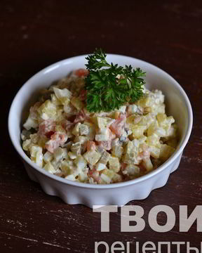 Салат с слабосоленой семгой