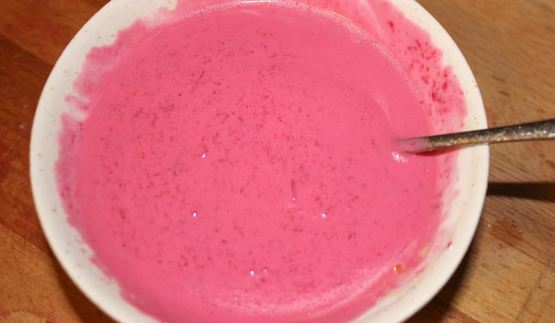 салат с языком под свекольным соусом