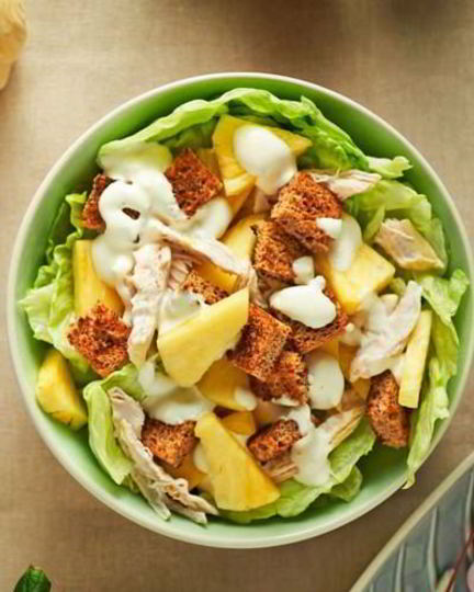 Рецепт салата со спаржей и курицей