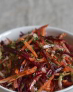 Салат со свежей морковью