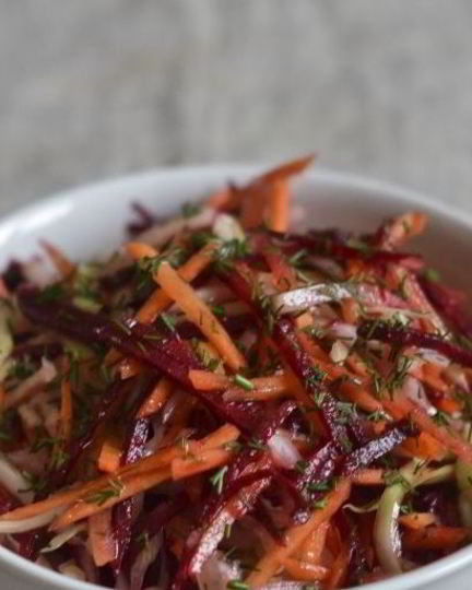 Рецепт салата со свежей морковью