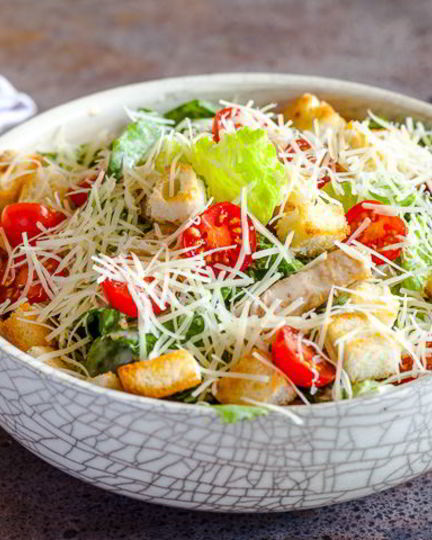 Рецепт салата цезарь с курицей