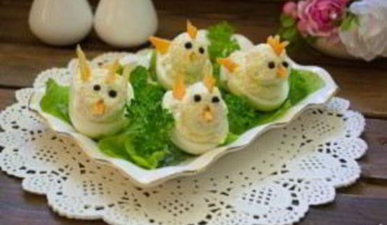 салат цыпленок