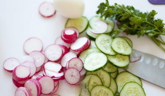 салат весенний