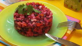 Салаты с фасолью