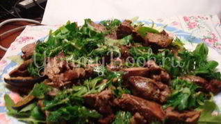 Салаты с печенью