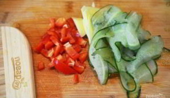 теплый салат из говядины