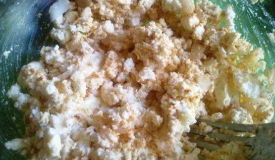 творожный салат с овощами