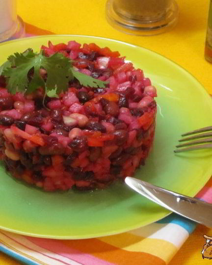 Рецепт винегрета с фасолью