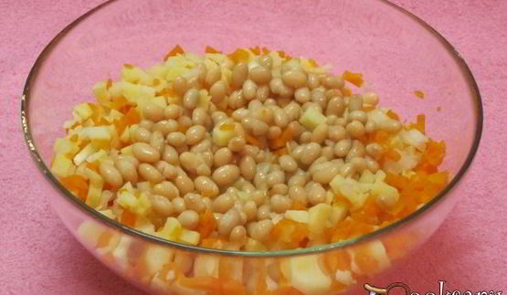 винегрет с фасолью