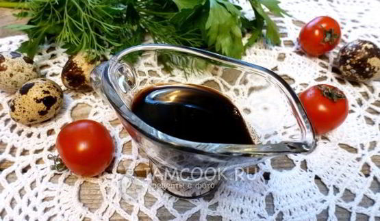 бальзамический крем-соус