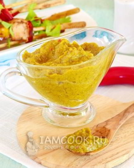 Рецепт бананового соуса к мясу