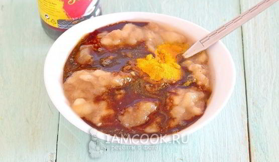 банановый соус к мясу