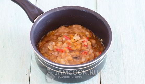 банановый соус к мясу