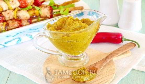 банановый соус к мясу