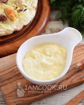 Белый соус для пиццы
