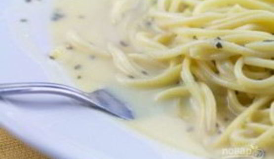белый соус к спагетти