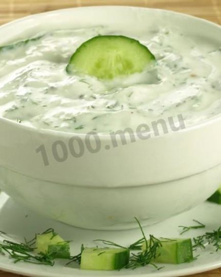 Рецепт дзадзыков греческий соус домашний